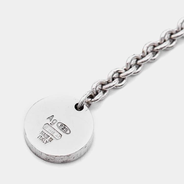 Pre Owned Bvlgari B.zeo1 Save the Children Ceramic Sterling Silver Necklace