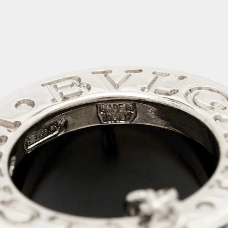 Pre Owned Bvlgari B.Zero1 Save the Children Ceramic Sterling Silver Necklace