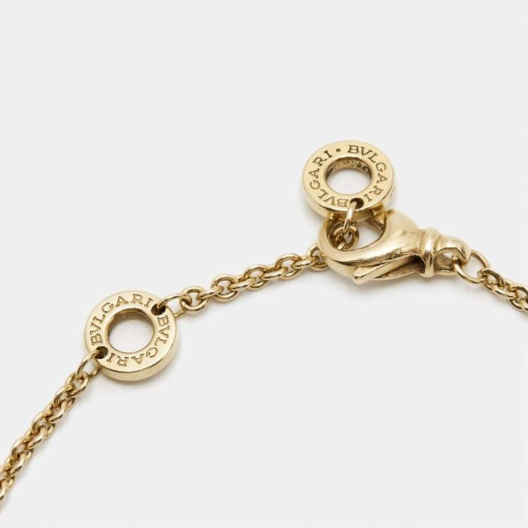Pre Owned Bvlgari B.Zero1 18k Three Tone Gold Bracelet