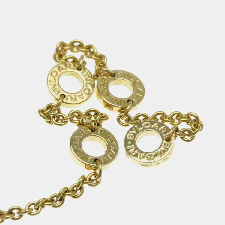 Pre Owned Bvlgari 18K yellow gold Cicladi Pendant Necklace
