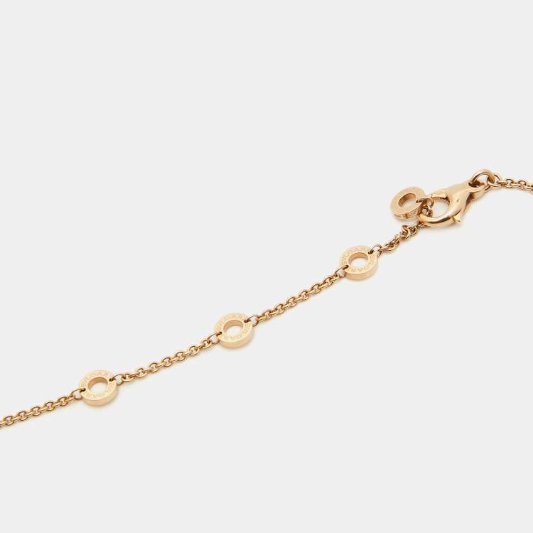Pre Owned Bvlgari 18k Rose Gold Chain