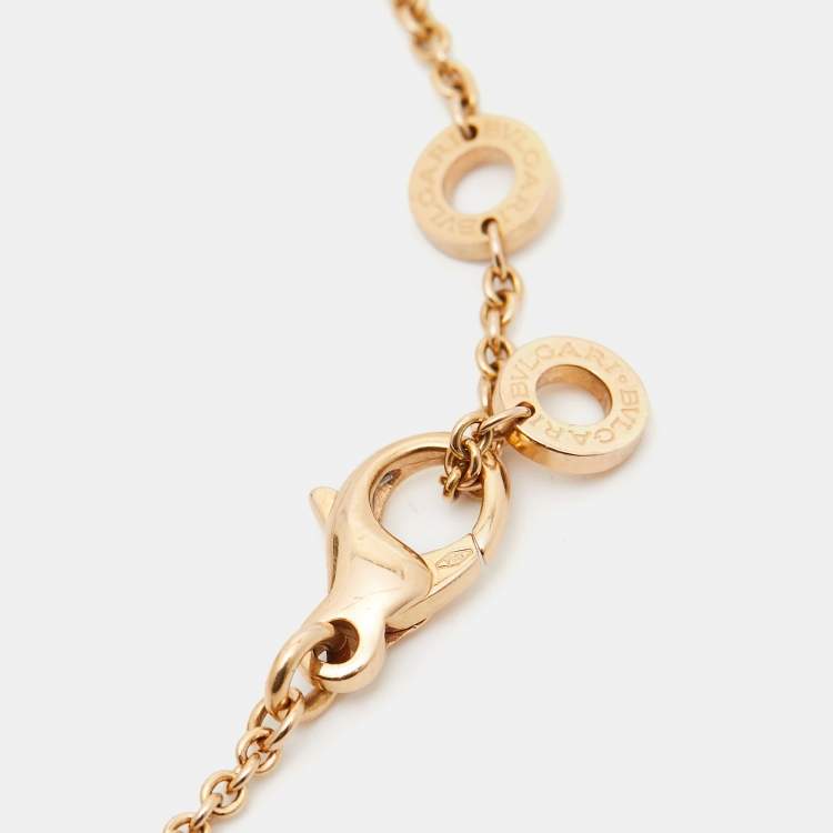 Pre Owned Bvlgari 18k Rose Gold Chain