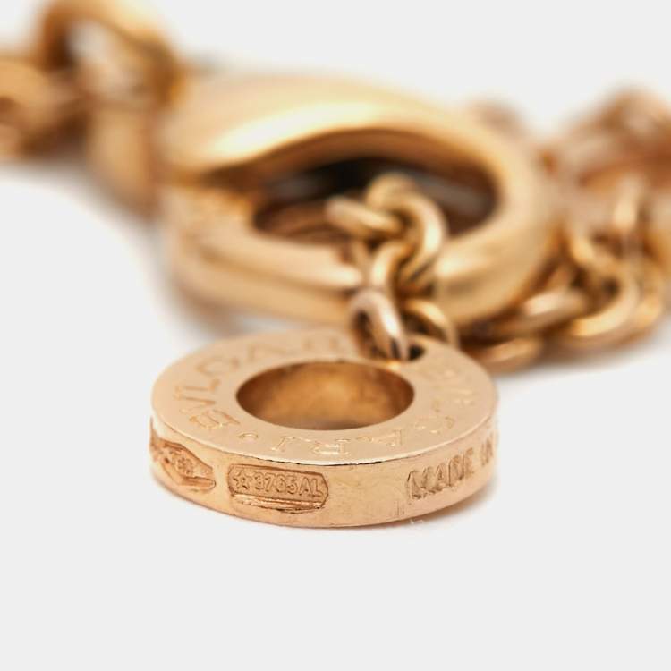 Pre Owned Bvlgari 18k Rose Gold Chain