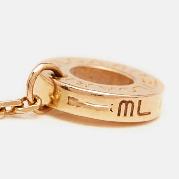 مملوكة مسبقًا Bvlgari Divas' Dream Onyx 18k Rose Gold Bracelet M/L