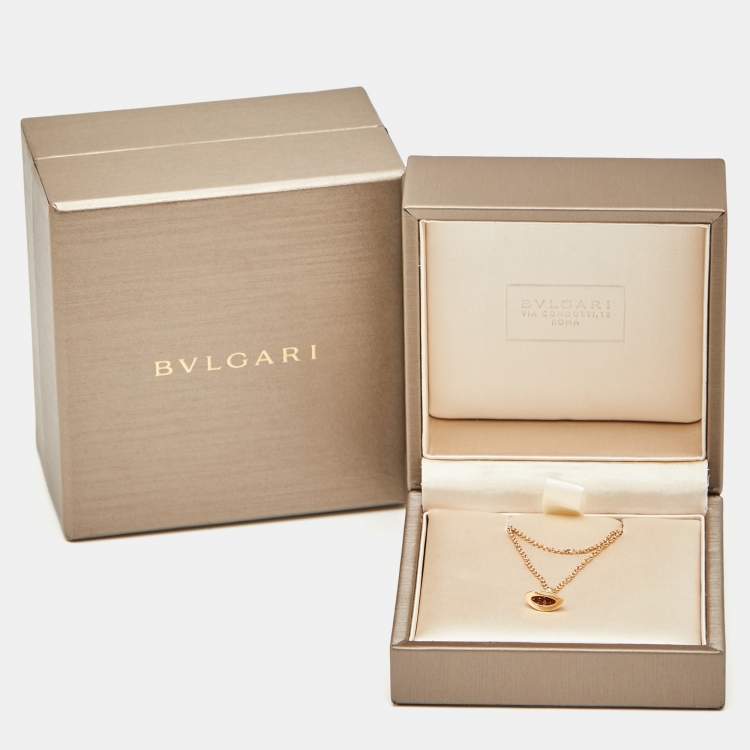 Pre Owned Bvlgari Divas' Dream Diamond 18k Rose Gold Bracelet SM