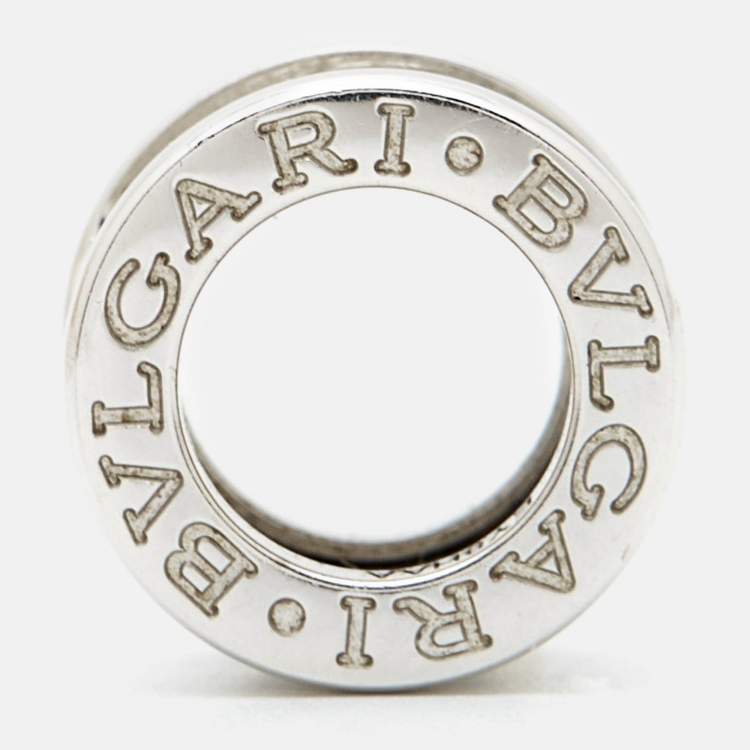 Pre Owned Bvlgari B.Zero1 18k White Gold Pendant