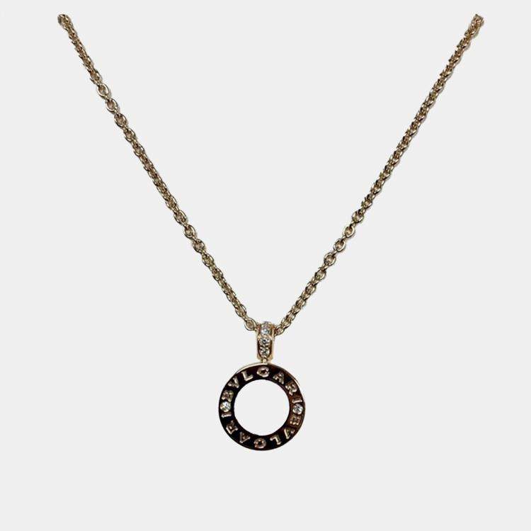 Pre Owned Bvlgari Necklace White Mother-Of-Pearl