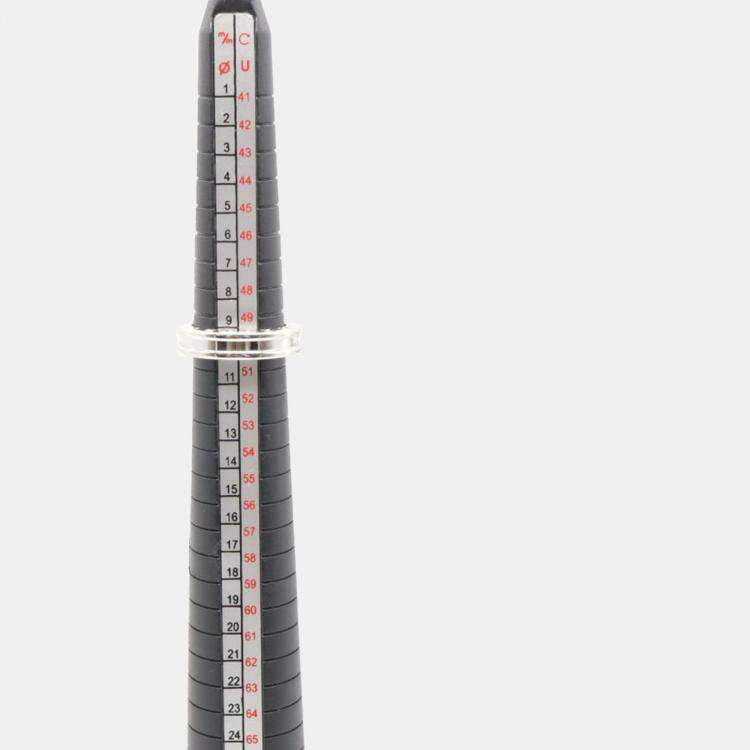 Pre Owned Bvlgari 18K White Gold B.Zero1 Band Ring EU 50