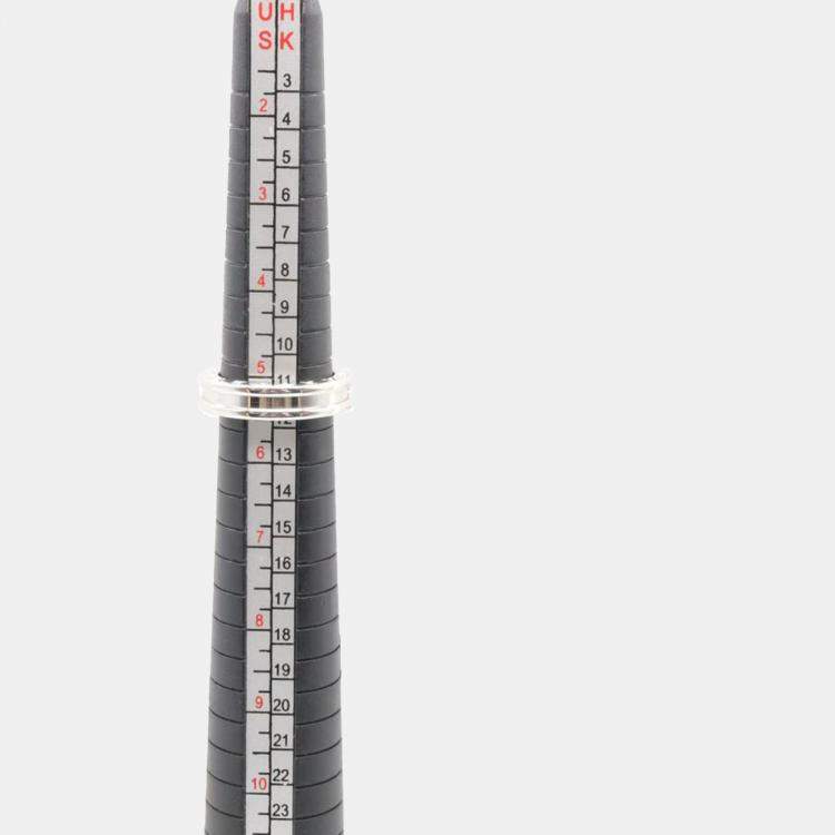Pre Owned Bvlgari 18K White Gold B.Zero1 Band Ring EU 50