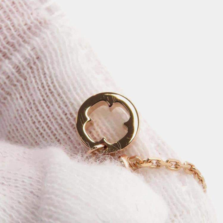 Pre Owned Bvlgari 18K Rose Gold, Diamond Fiorever Necklace