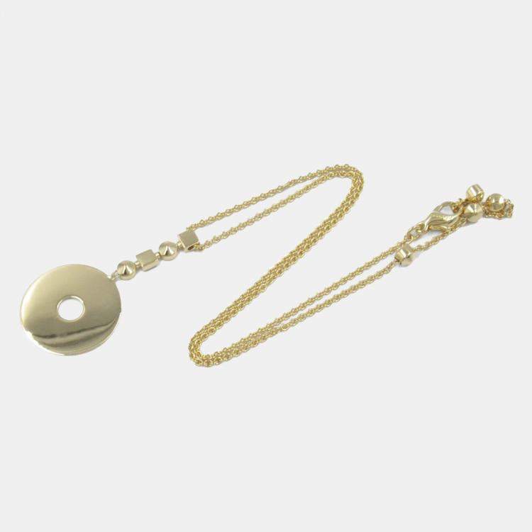 Pre Owned Bvlgari 18K Yellow Gold Lucia Pendant Necklace