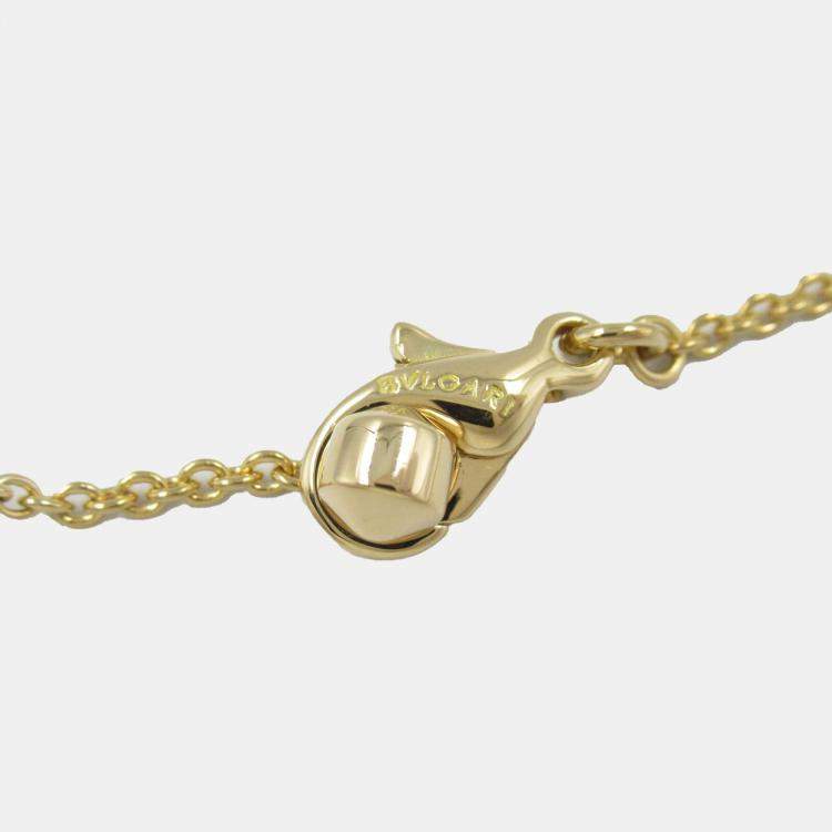 Pre Owned Bvlgari 18K Yellow Gold Lucia Pendant Necklace