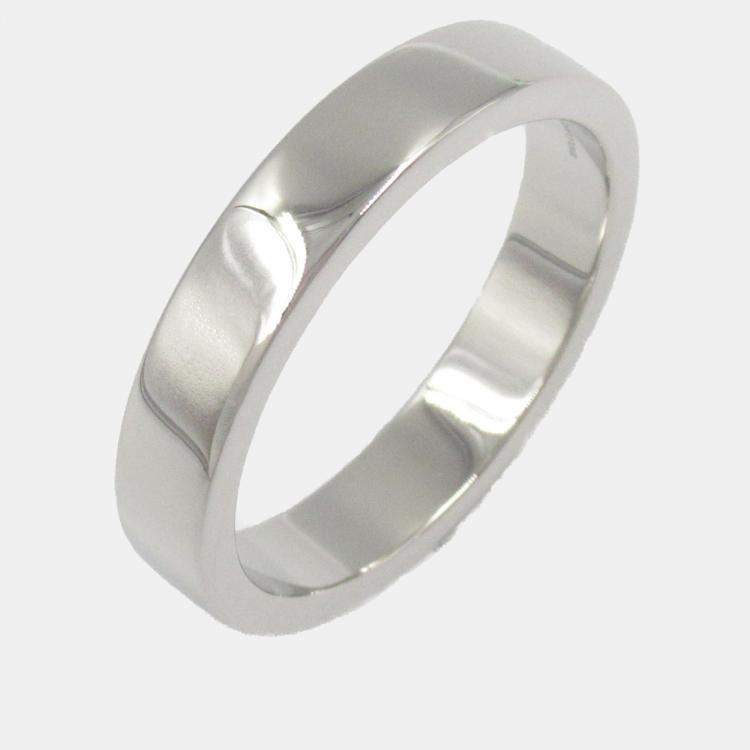 Pre Owned Bvlgari Platinum Marryme Band Ring EU 61