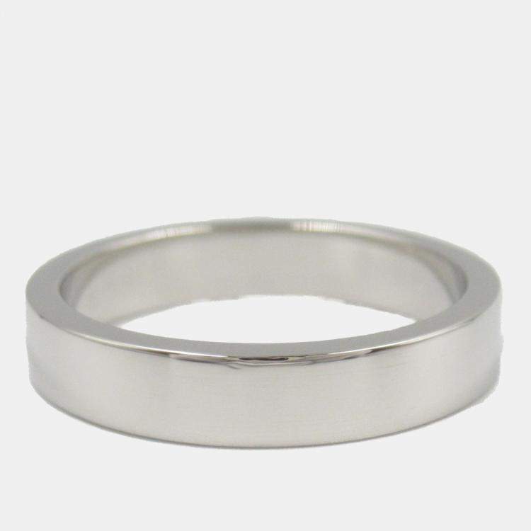 Pre Owned Bvlgari Platinum Marryme Band Ring EU 61