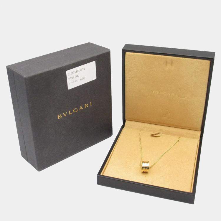 Pre Owned Bvlgari B.Zero1 18K Yellow Gold Pendant Necklace