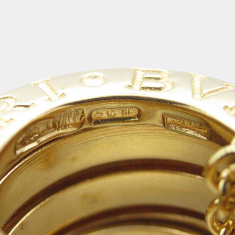 Pre Owned Bvlgari B.Zero1 18K Yellow Gold Pendant Necklace