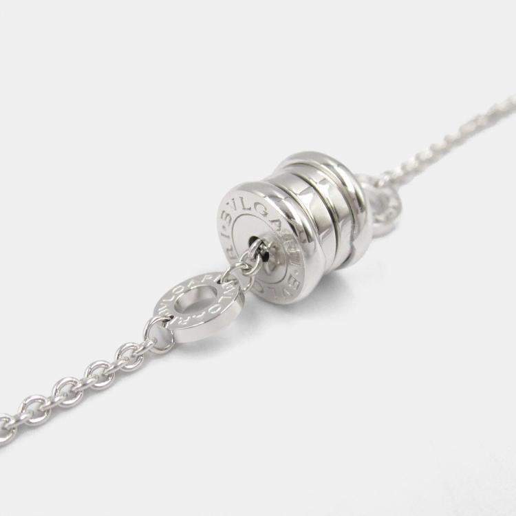 Pre Owned Bvlgari 18K White Gold B-Zero1 Bracelet 