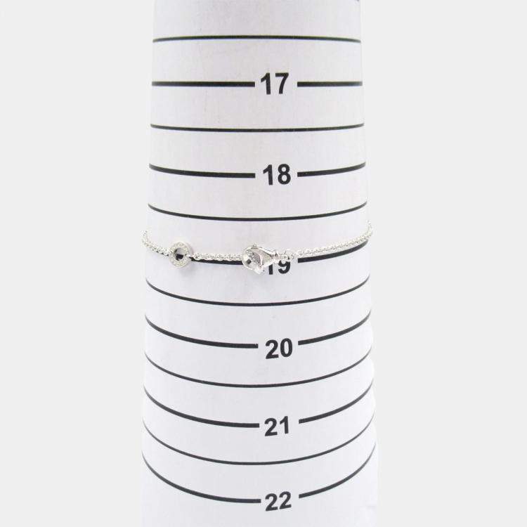 Pre Owned Bvlgari 18K White Gold B-Zero1 Bracelet 