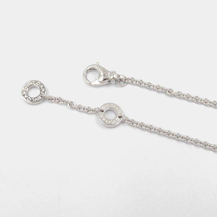 Pre Owned Bvlgari 18K White Gold B-Zero1 Bracelet 