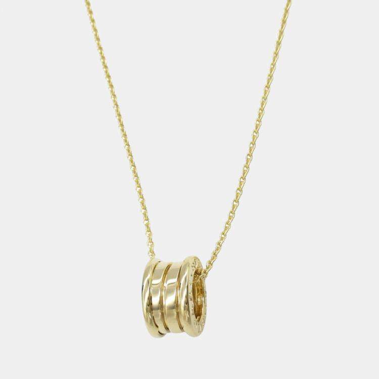 Pre Owned Bvlgari B.Zero1 18K Yellow Gold Necklace