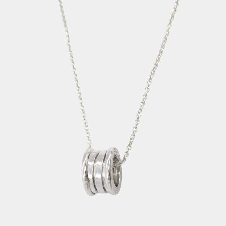 Pre Owned Bvlgari B.Zero1 White Gold Necklace
