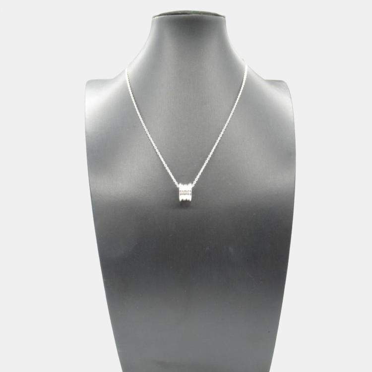 Pre Owned Bvlgari B.Zero1 White Gold Necklace
