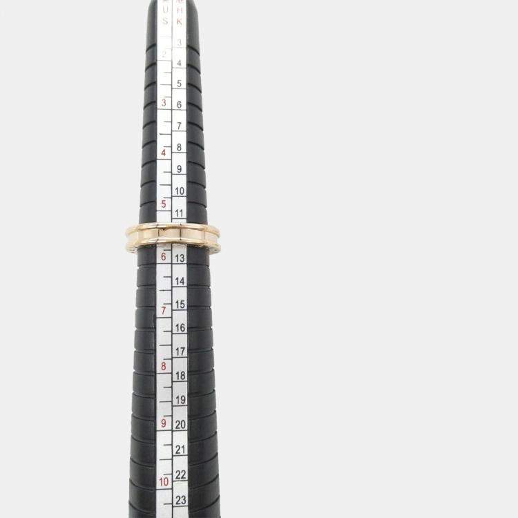 Pre Owned Bvlgari B.Zero1 18K Rose Gold Ring EU 51