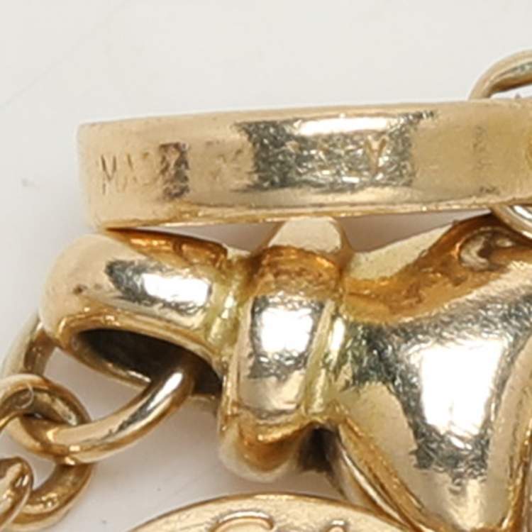 Pre Owned Bvlgari B.zero1 18K Three Tone Gold Element Soft Bracelet