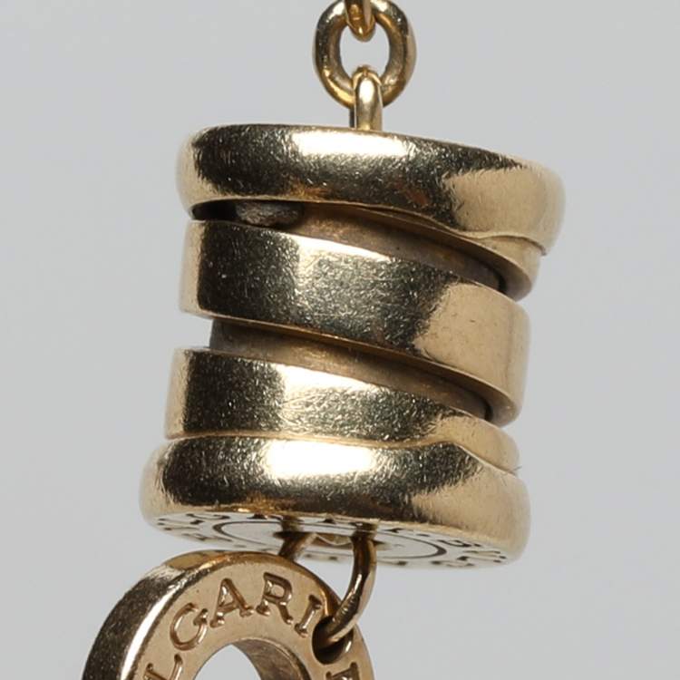 Pre Owned Bvlgari B.zero1 18K Three Tone Gold Element Soft Bracelet