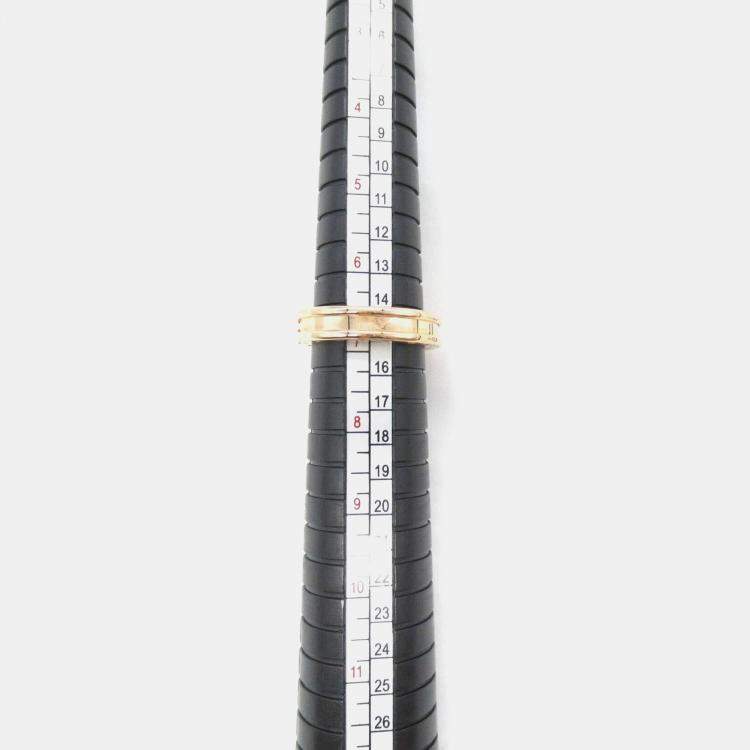 Pre Owned Bvlgari B-Zero1 1 Band 18K Yellow Gold Ring EU 54