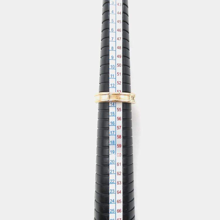 Pre Owned Bvlgari B-Zero1 1 Band 18K Yellow Gold Ring EU 54