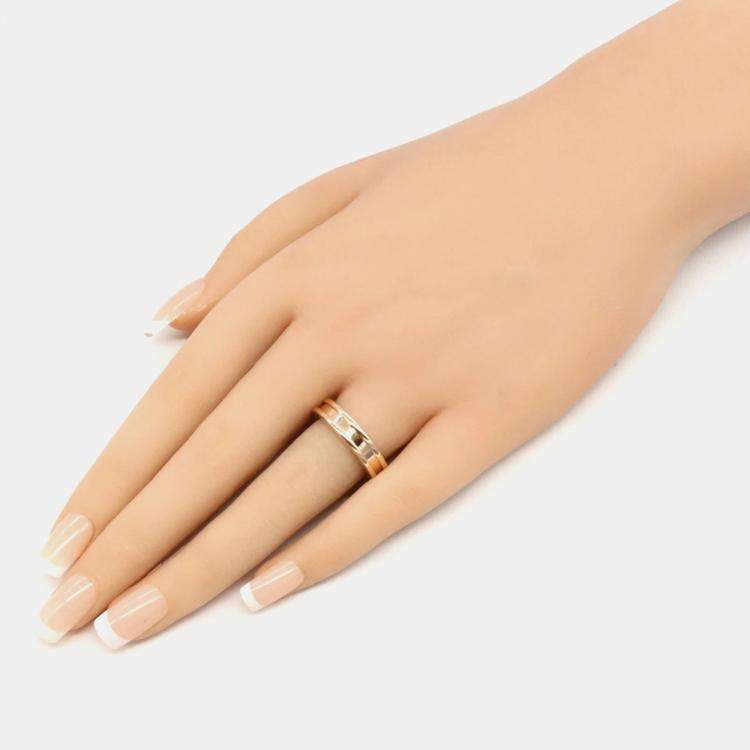 Pre Owned Bvlgari B.Zero1 1-Band 18K Rose Gold Ring EU 52