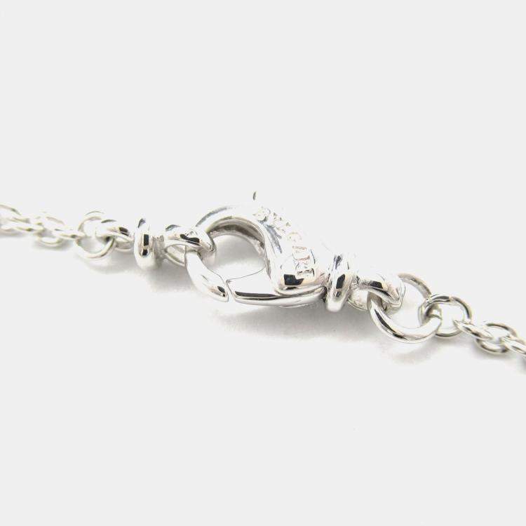 Pre Owned Bvlgari B-Zero1 18K White Gold Pendant Necklace  