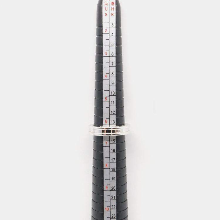 Pre Owned Bvlgari B.Zero1 1-Band 18K White Gold Ring EU 53