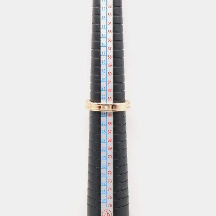 Pre Owned Bvlgari B.Zero1 1-Band 1 18K Rose Gold Ring EU 64
