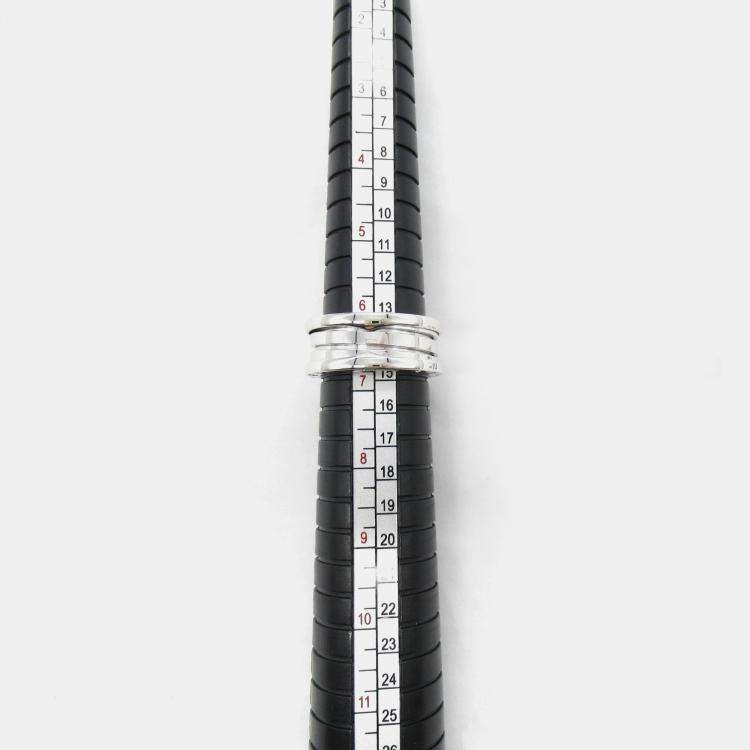 Pre Owned Bvlgari B.Zero118K White Gold  Ring EU 54
