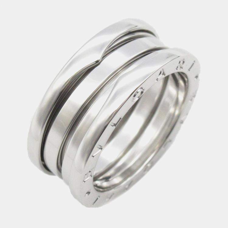 Pre Owned Bvlgari B.Zero118K White Gold  Ring EU 54