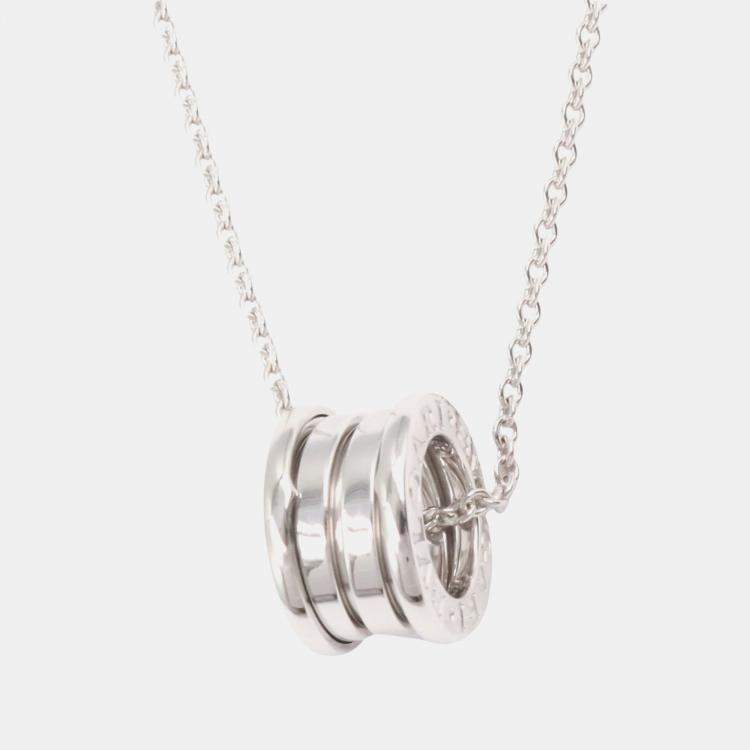 Pre Owned Bvlgari B.Zero1 18K White Gold Necklace
