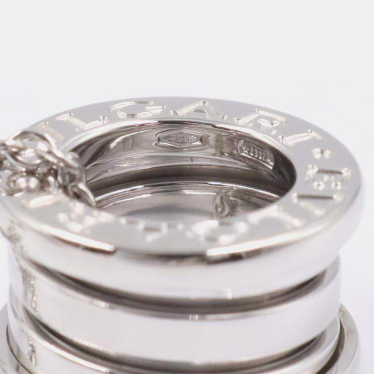 Pre Owned Bvlgari B.Zero1 18K White Gold Necklace