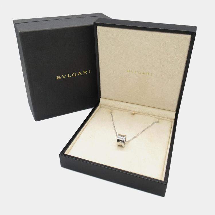 Pre Owned Bvlgari B.Zero1 18K White Gold Necklace