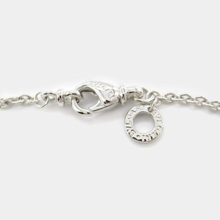 Pre Owned Bvlgari B.Zero1 18K White Gold Necklace