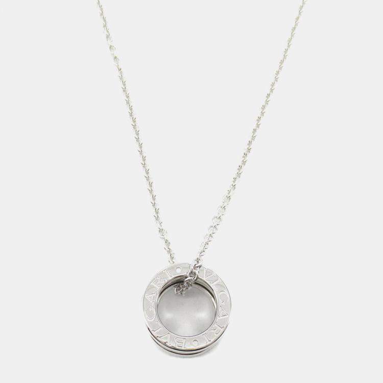 Pre Owned Bvlgari B.Zero118K White Gold Necklace