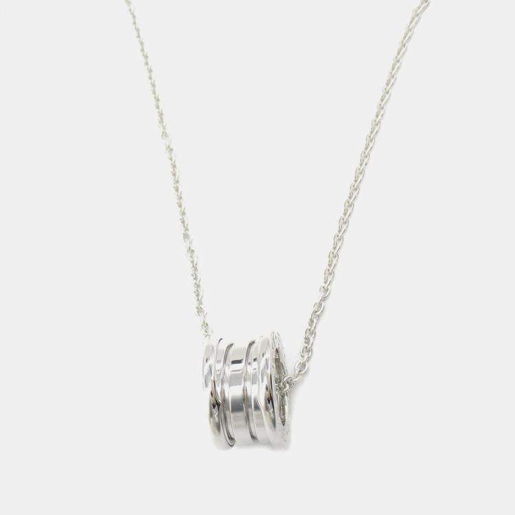 Pre Owned Bvlgari B.Zero118K White Gold Necklace