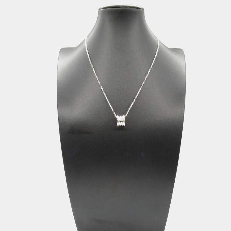 Pre Owned Bvlgari B.Zero118K White Gold Necklace
