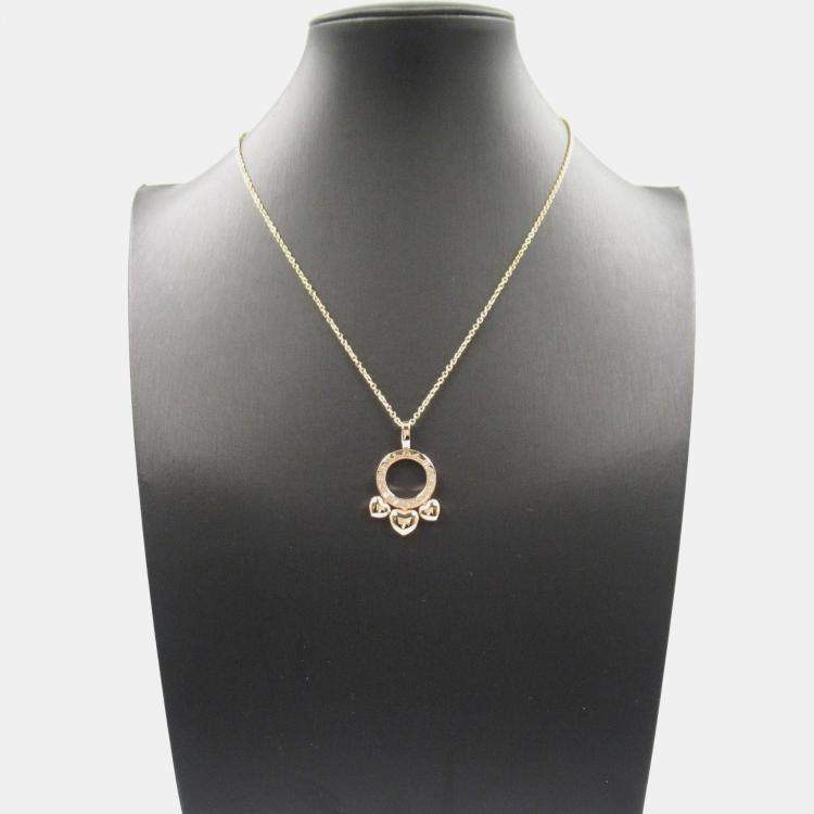 Pre Owned Bvlgari Allegra 18K Rose Gold Necklace