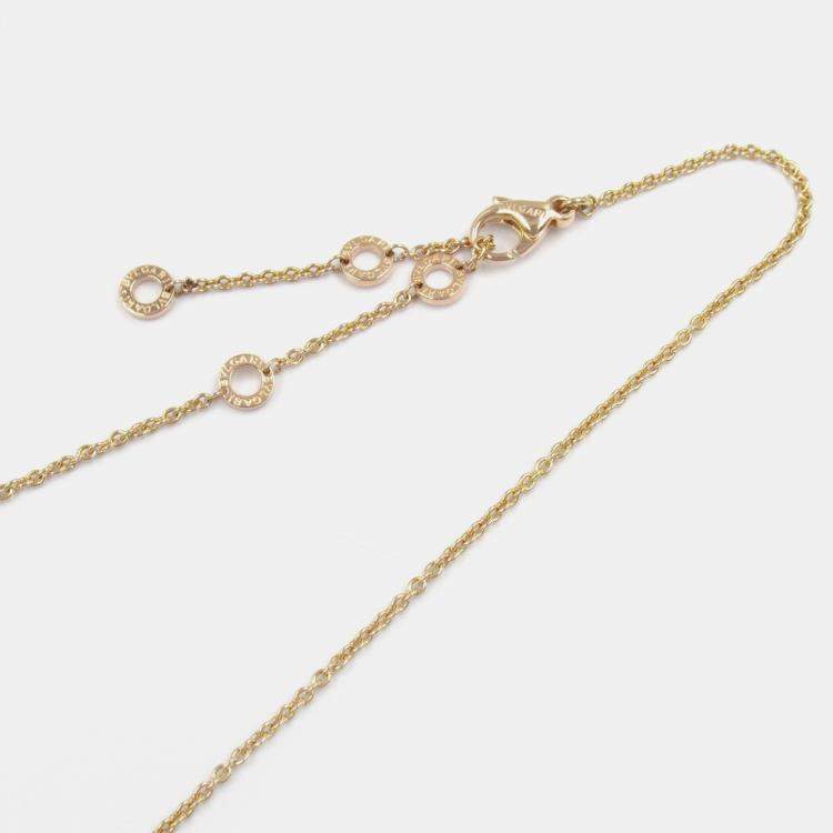 Pre Owned Bvlgari Allegra 18K Rose Gold Necklace