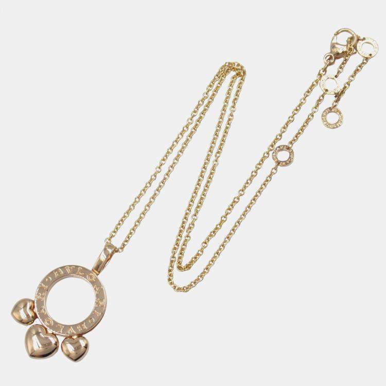 Pre Owned Bvlgari Allegra 18K Rose Gold Necklace