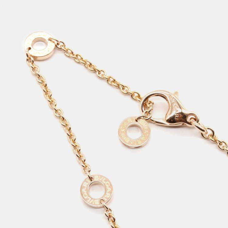 Pre Owned Bvlgari B.Zero1 18K Rose Gold, Ceramic Necklace