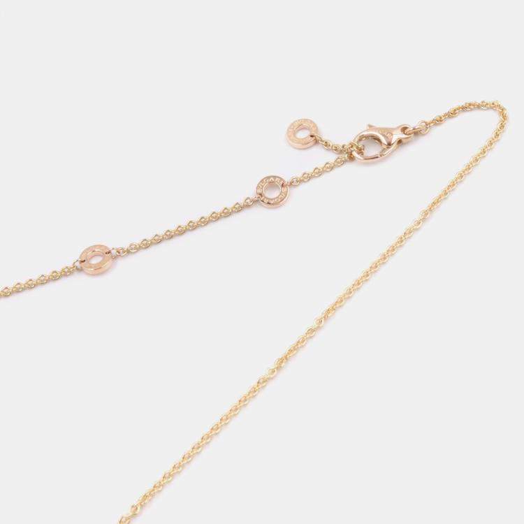 Pre Owned Bvlgari B.Zero1 18K Rose Gold, Ceramic Necklace