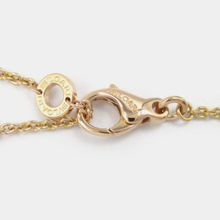 Pre Owned Bvlgari B.Zero1 18K Rose Gold, Ceramic Necklace